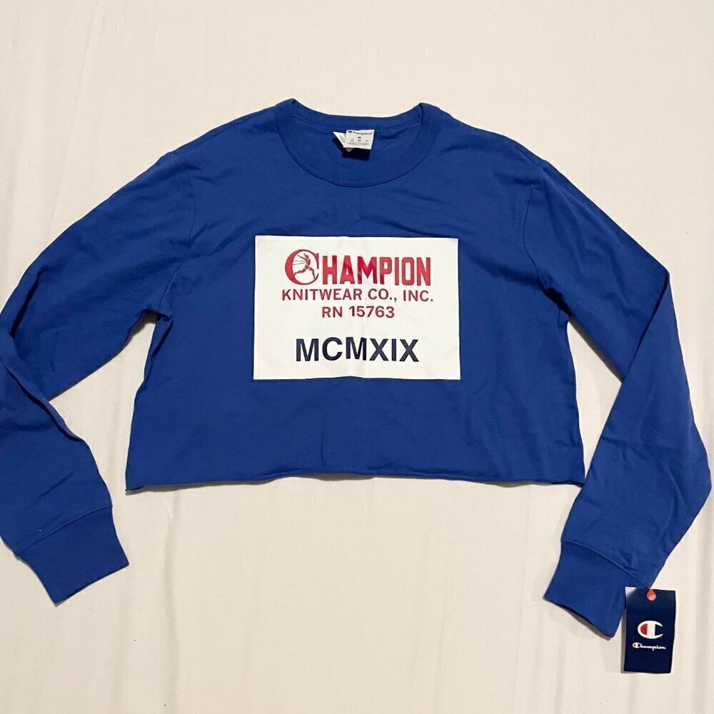 Champion Urban Outfitters Exclusive Long Sleeve Crop Top Womens Medium